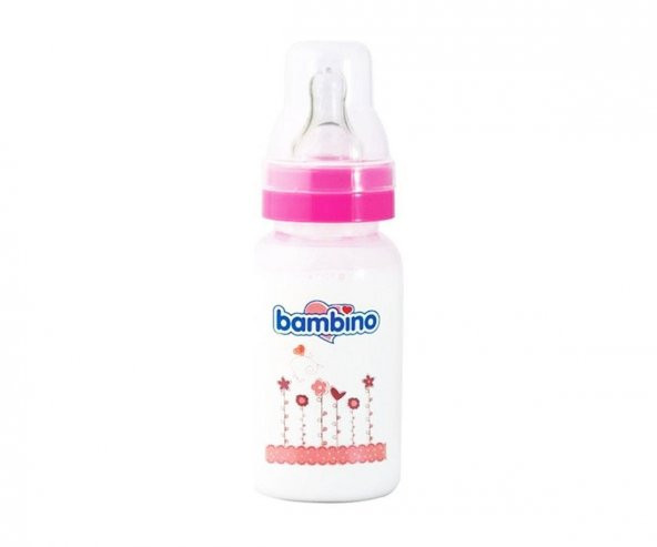 Bambino Natural Pp Biberon 150 Ml Pembe