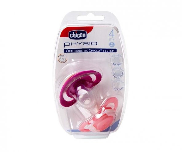 Chicco Physioring Pembe Silikon 4 ay+ 2Lı - 2