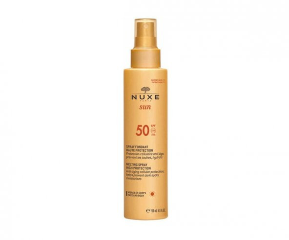 Nuxe Güneş Koruyucu Yüz ve Vücut Sütü Spf 50 150 Ml