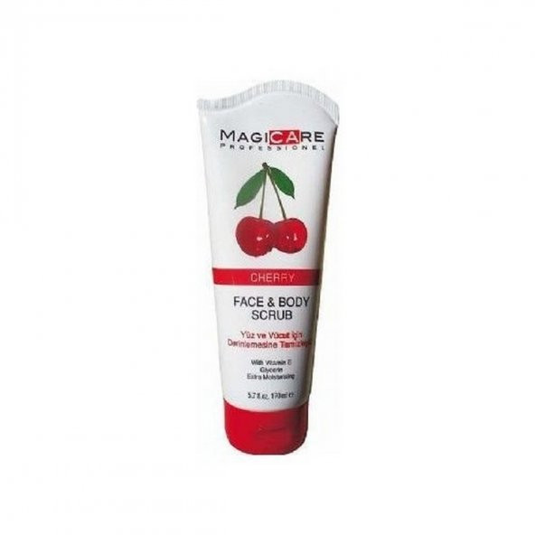 Magicare Face Body Scrub Vişne Özlü Yüz Ve Vücut Peelingi 200 Ml