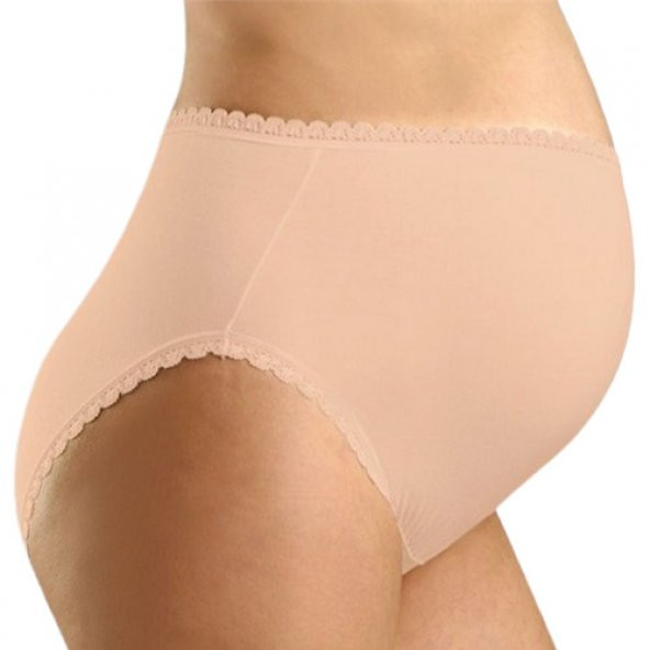 Chezmam / Dantel Lastik Destekleyici Külot-Ten