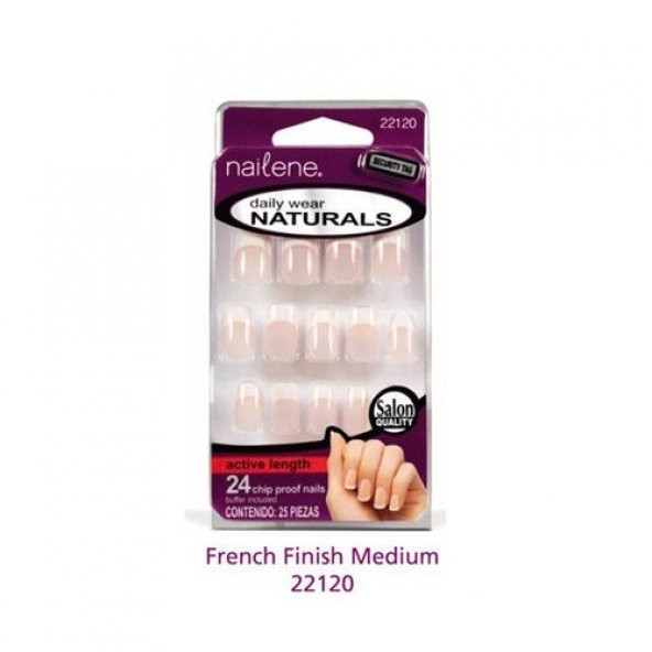 Nailene French Finish Medium Takma Tırnak Kiti - 2