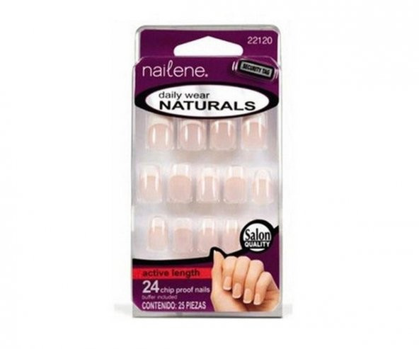 Nailene French Finish Medium Takma Tırnak Kiti