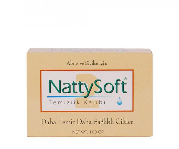 Nattysoft Akne ve Sivilce İçin Temizleme Kalıbı 100 Gr - 1