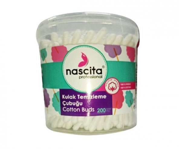 Nascita Naskc000200 Kulak Temizleme Çubuğu 200 Adet - 1