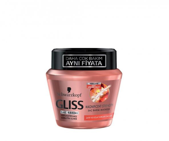 Gliss Magnificent Strength Maske 300 ml