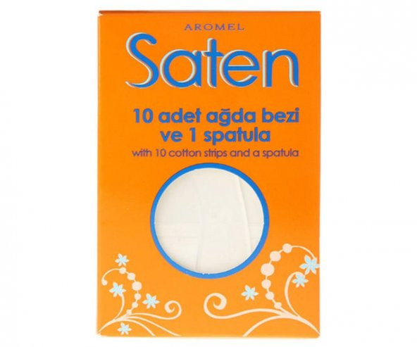 Saten Ağda Bezi 10Lu+1 Spatula