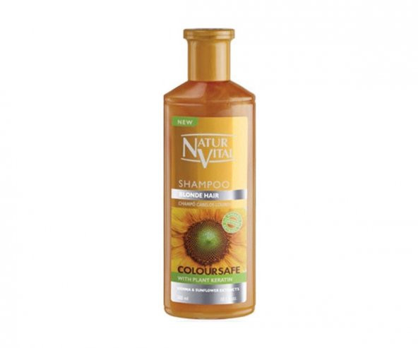 Natur Vital Sarı Renk Koruyucu Şampuan Paraben İçermez