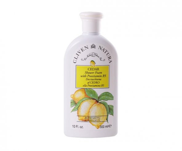 Cliven Natura Cedar Provitamin B5li Duş Köpüğü 300 ml