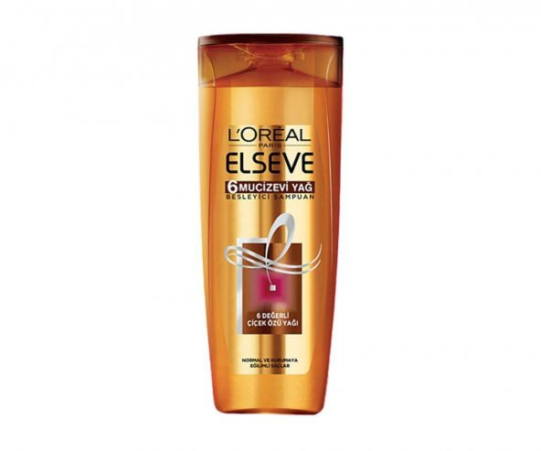 LOréal Paris Elseve 6 Mucizevi Yağ Besleyici Şampuan 360 Ml