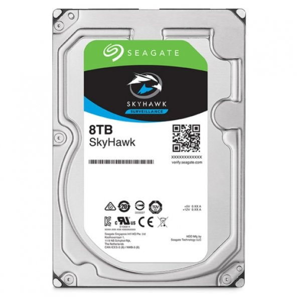 Seagate SKYHAWK 3,5 8TB 256MB 7200 ST8000VX004