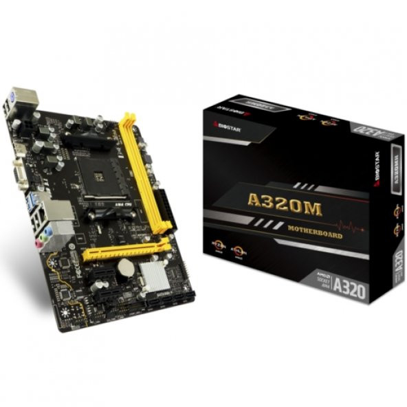 Biostar A320MH DDR4 S+V+GL AM4 (mATX) - 2
