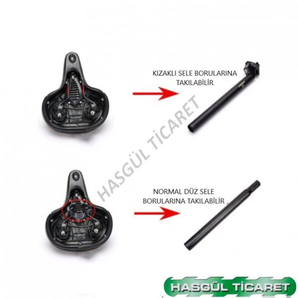 HSGL BİSİKLET SELESİ SL 28 YUMUŞAK VE RAHAT KONFORLU ( ORJİNAL ) - 6