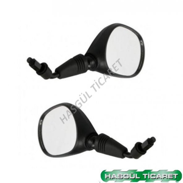 HSGL MOTORSİKLET SİYAH ACTİVA FİEM AYNA 8 MM - Resim 5