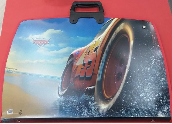 Şimşek McQueen Desenli Proje Çantası, 35 x 50 cm, Hakan Çanta - 2