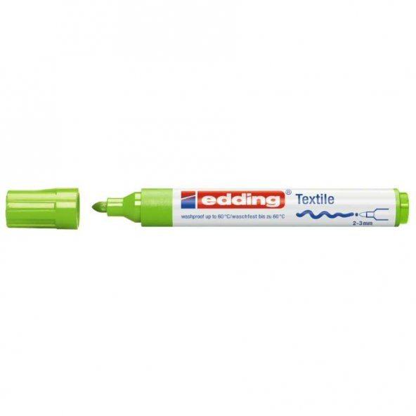 Kumaş Boyama Tekstil Kalemi Edding 4500 , 11-Açık Yeşil