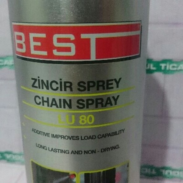 BEST ZİNCİR YAĞLAMA SPREY LU 80 400 ML - 6