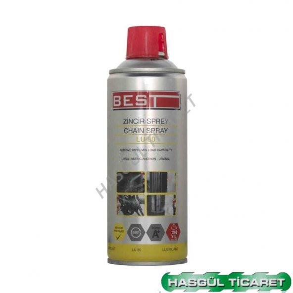 BEST ZİNCİR YAĞLAMA SPREY LU 80 400 ML - 2