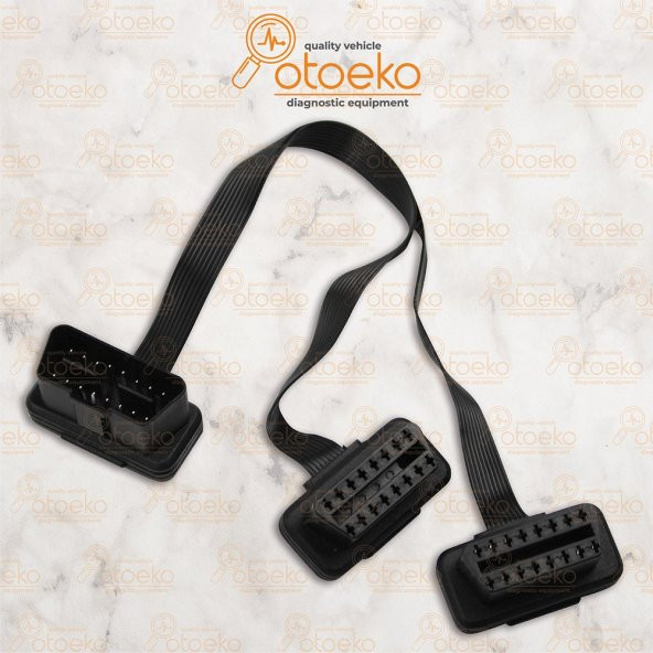 Obd2 Çoklayıcı Kablo 35 Cm Çoğaltma Y Kablo Kopilot Elm327 Elm 327 - 3