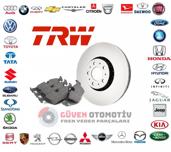 TRW - CİTROEN C3 AIRCROSS ÖN FREN BALATA 1.2-1.6 [2017>>]