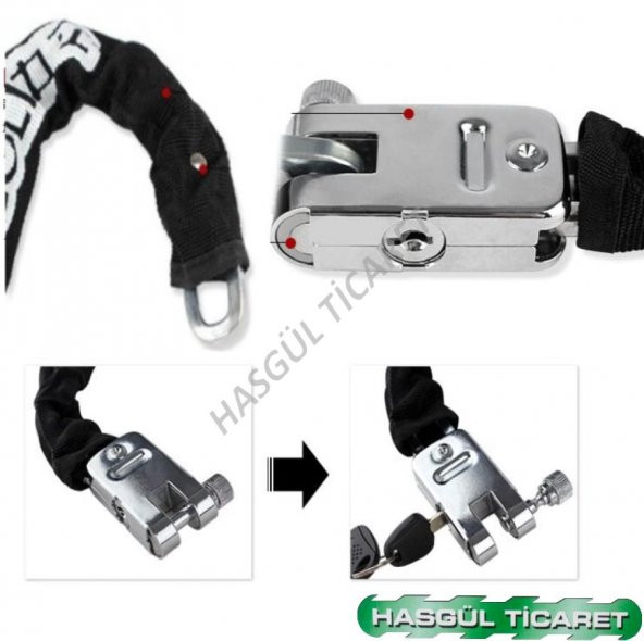 HSGL ZİNCİRLİ KİLİT DEMİR KAFA 10X1200mm - 4