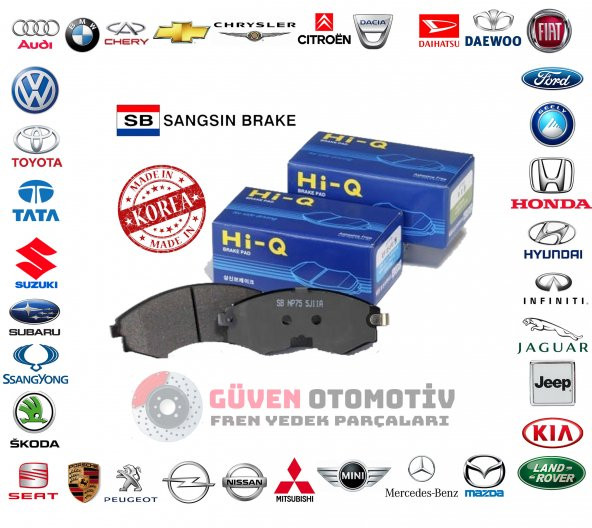 Hİ-Q - KİA SPORTAGE ARKA FREN BALATA 1.6-2.0 [2015 ve ÜSTÜ]