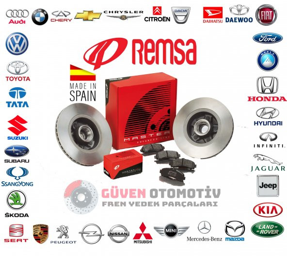 REMSA - BMW E63 ÖN FREN BALATA 635-650-M6 [2005-2010]