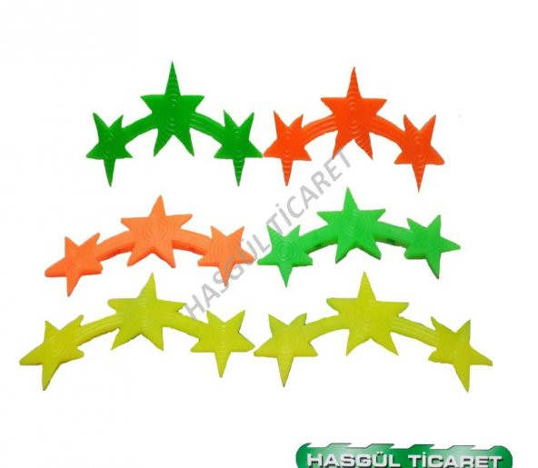 HSGL BİSİKLET ÜÇLÜ YILDIZ SÜS