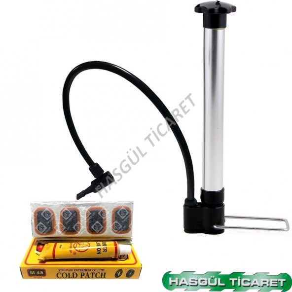 HSGL BİSİKLET MOTORSİKLET POMPA ve M48 YAMA SET