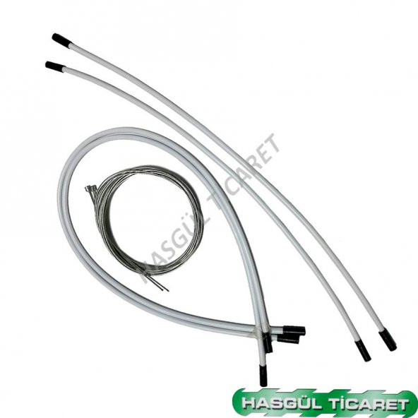 HSGL BİSİKLET VİTES TELİ VE DIŞ KABLO BEYAZ  SET BİSİKLET YEDEK PARÇA AKSESUAR ürün görseli