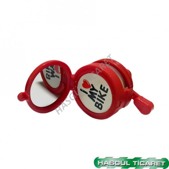 HSGL BİSİKLET KIRMIZI AYNALI ZİL