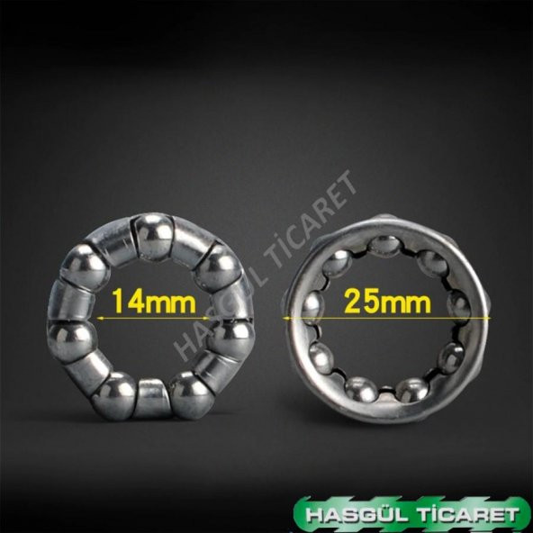 HSGL BİSİKLET ARKA JANT KAFES BİLYA 2 Lİ SET - 4