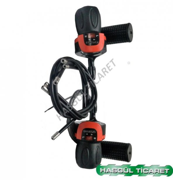 HSGL BİSİKLET GÖSTERGELİ KIRMIZI VİTES KOLU - 4