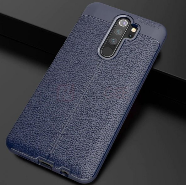 Xiaomi Redmi Note 8 Pro Kılıf Deri Desenli Kamera Korumalı Silikon - 8