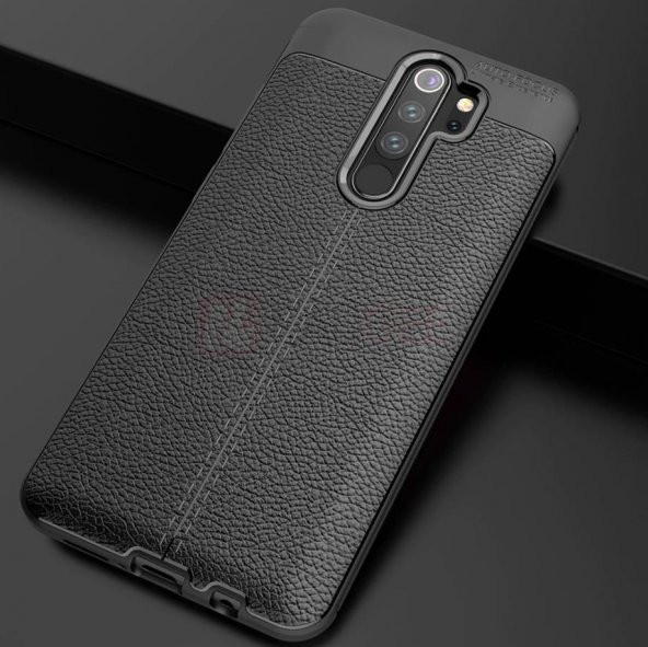 Xiaomi Redmi Note 8 Pro Kılıf Deri Desenli Kamera Korumalı Silikon - 9