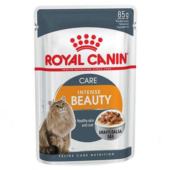 Royal Canin İntense Beauty Gravy Soslu Kedi Konservesi 85 Gr