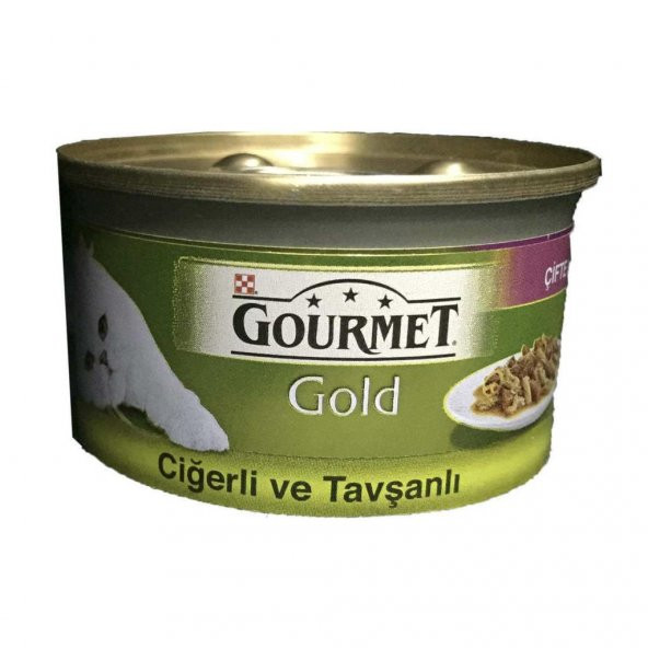 Gourmet Gold Ciğerli Tavşanlı Konserve 85gr