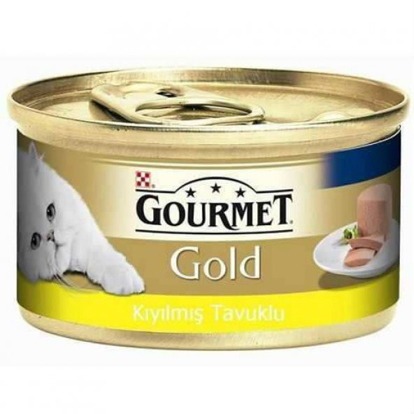 Gourmet Gold Kıyılmış Tavuk Etli Kedi Konservesi 85 gr