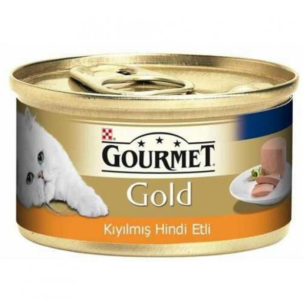 Gourmet Gold Kıyılmış Hindi Etli Kedi Konservesi 85 Gr