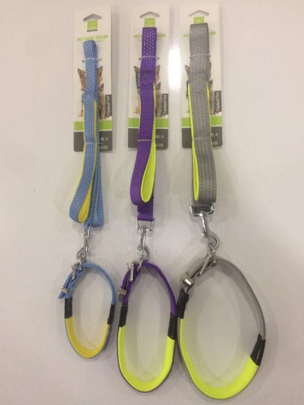 Nunbell Köpek Boyun Tasması Gezdirmeli 2.5 cm-120 cm