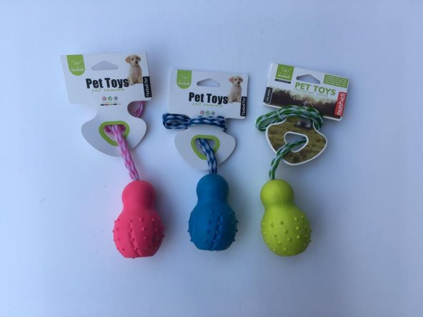 Nunbell Köpek Oyuncağı Diş İpi Zilli 9*6 cm - 2