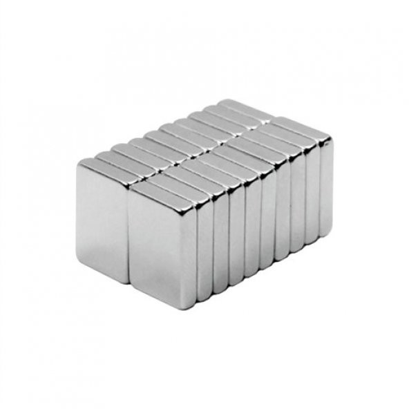 Neodyum Mıknatıs Blok 15x10x3 mm (10lu Paket)