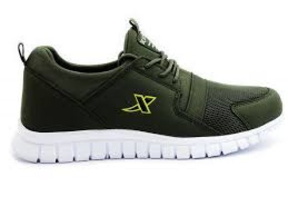 Xstep Erkek Spor Ayakkabı Yeşil - İnce Bağcık