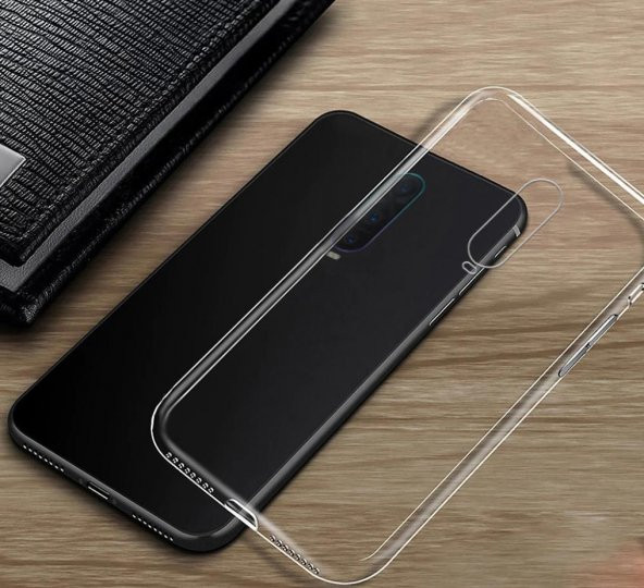 Oppo RX17 Pro İnce Şeffaf Sararmaz Süper Silikon Kılıf - 2