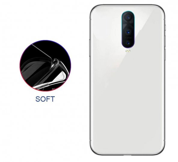 Oppo RX17 Pro İnce Şeffaf Sararmaz Süper Silikon Kılıf - 7
