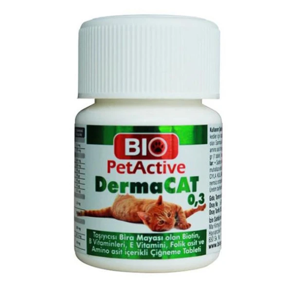 Biopetactive DermaCat 0,3 75 tablet Skt:04/2027