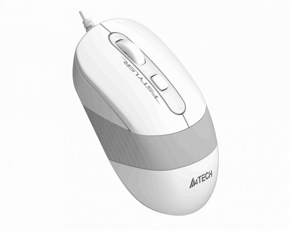 A4-Tech FM10 USB Beyaz Optik Mouse 1600 Dpi