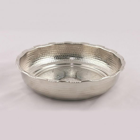 El İşlemeli Orijinal Banyo Bakır Hamam Tası - 2