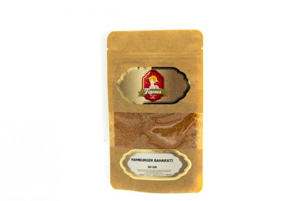Figenes Hamburger Baharatı Kraft Paket 50 Gr - 1