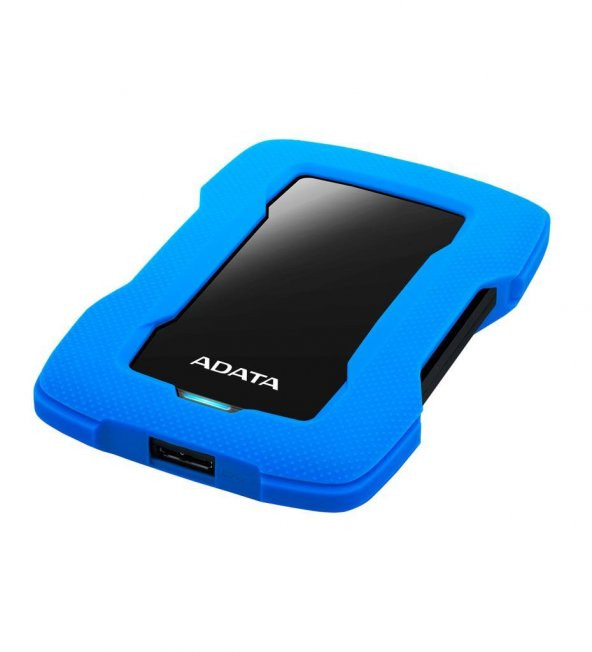ADATA 1TB 2,5" HD330 Şoka Darbeye Dayanıklı Extra Slim USB 3.1 Taşınabilir Disk Mavi